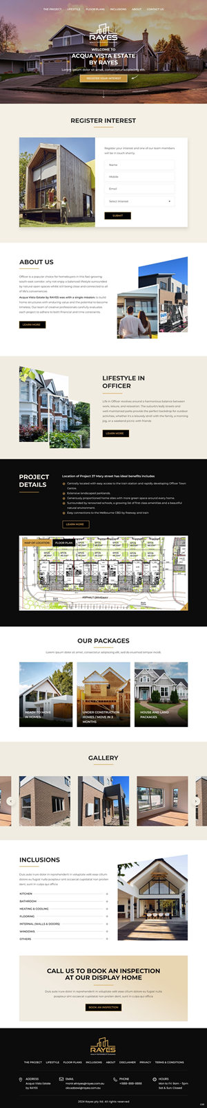 Diseño Web por pb para Rayes Pty Ltd | Diseño: #33131490