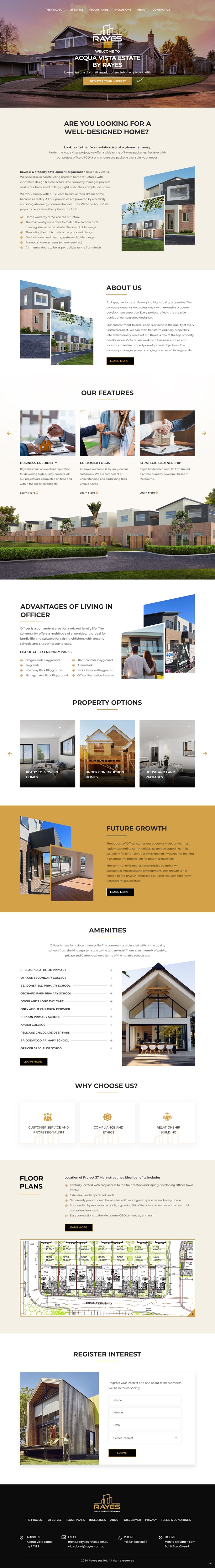 Web Design by pb for Rayes Pty Ltd | Design #33143398