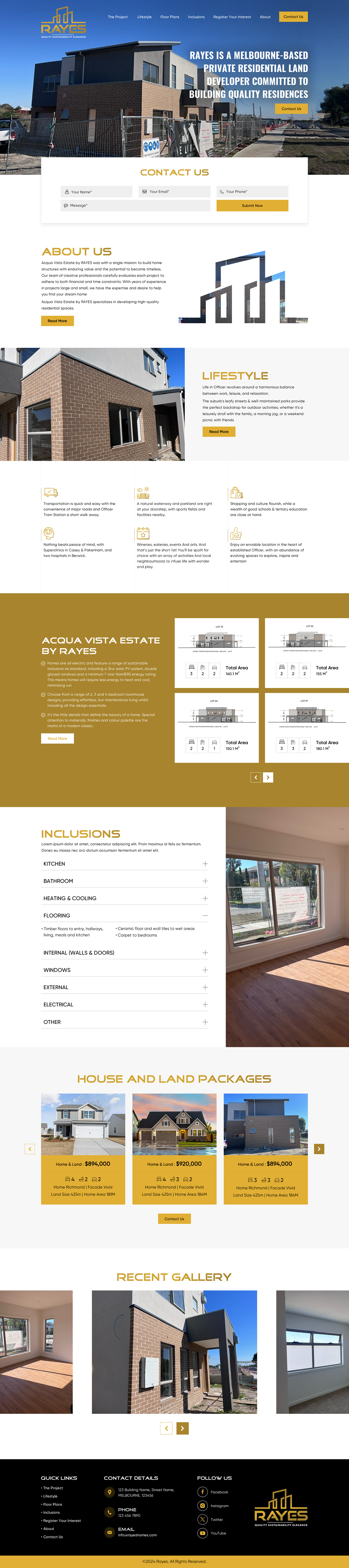 Web Design by Sbss for Rayes Pty Ltd | Design #33037356