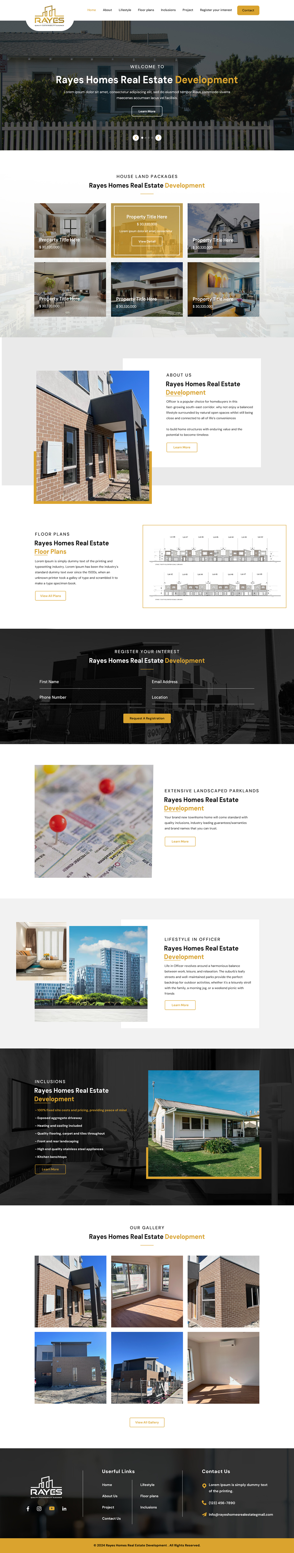 Web Design by Sbss for Rayes Pty Ltd | Design #33044716