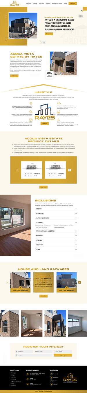Web Design by Sbss for Rayes Pty Ltd | Design: #33044718