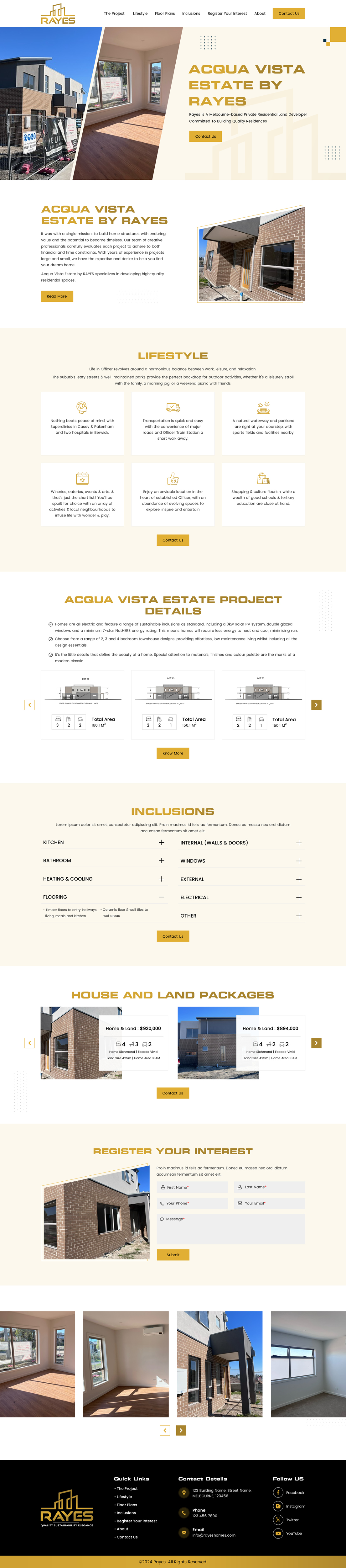 Web Design by Sbss for Rayes Pty Ltd | Design #33044720