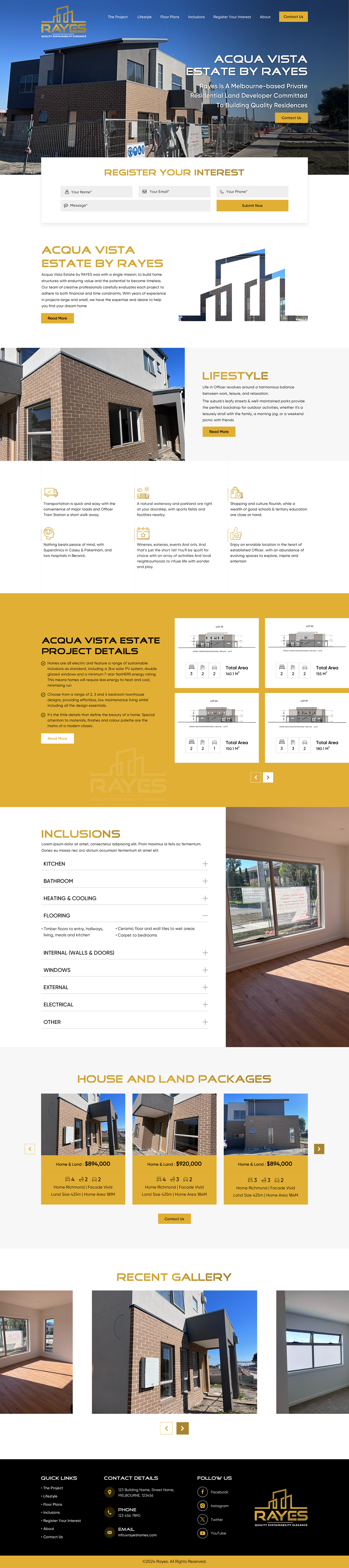 Web Design by Sbss for Rayes Pty Ltd | Design #33044730
