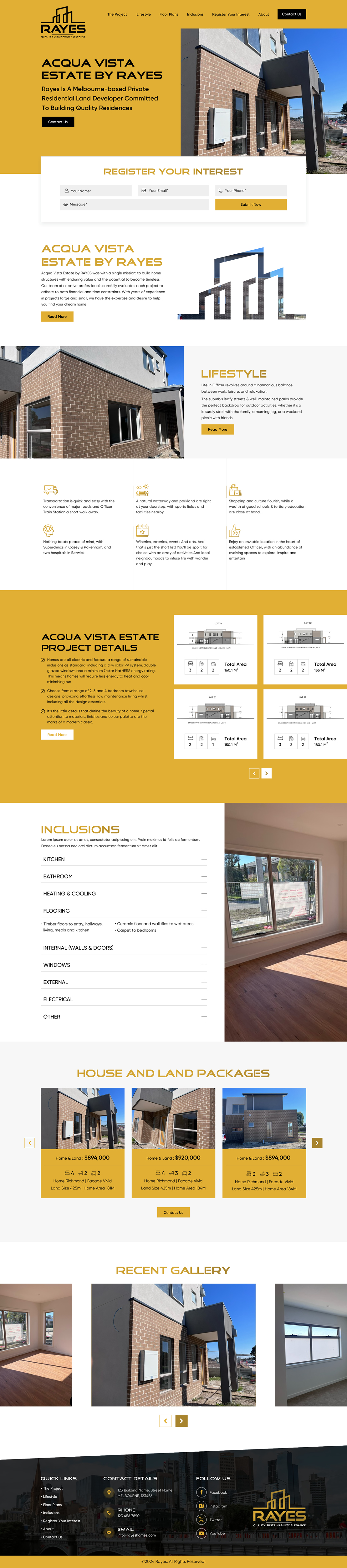 Web Design by Sbss for Rayes Pty Ltd | Design #33044731