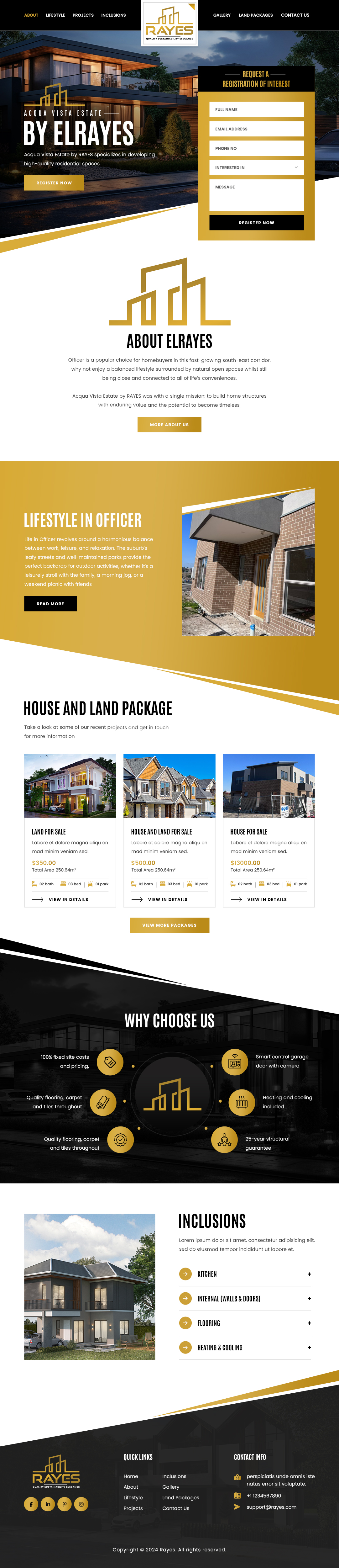 Web Design by sai.designer87 for Rayes Pty Ltd | Design #33045073