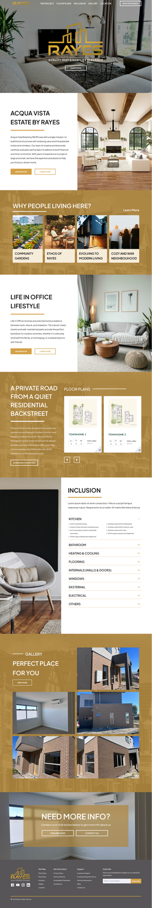 Web Design by Taufik H for Rayes Pty Ltd | Design: #33052288