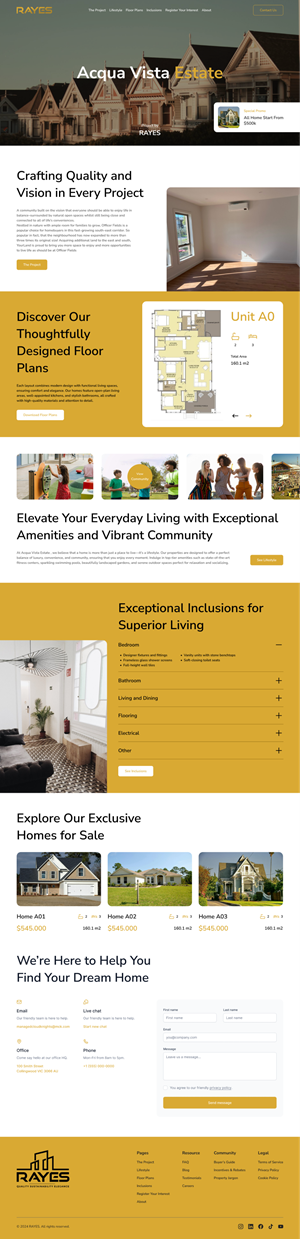 Web Design by Taufik H for Rayes Pty Ltd | Design: #33054640