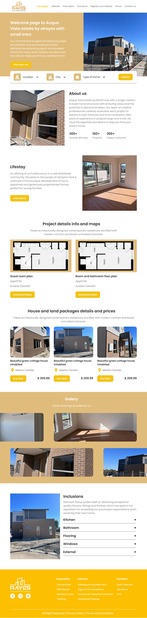 Web Design by Taufik H for Rayes Pty Ltd | Design: #33054684