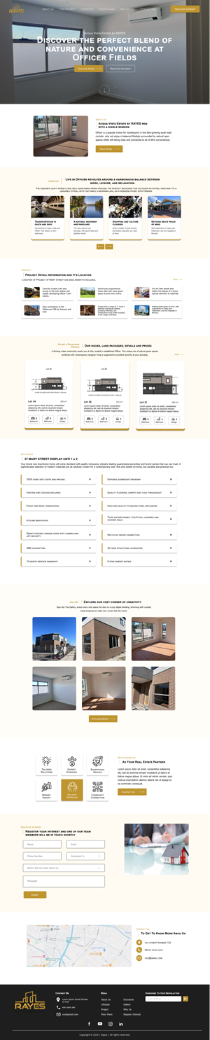 Web Design by Taufik H for Rayes Pty Ltd | Design: #33054692