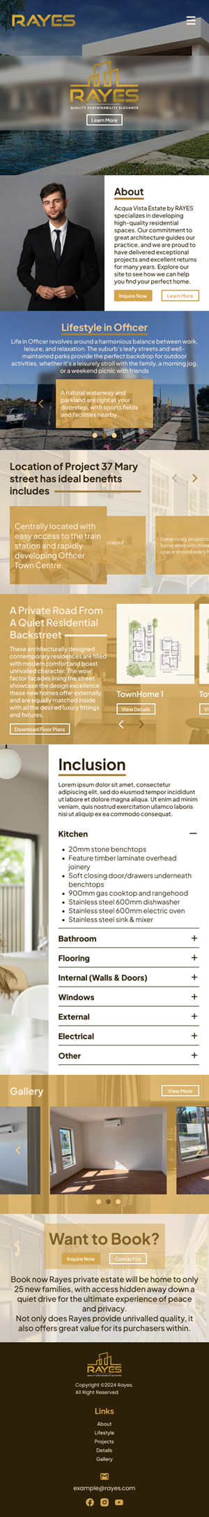 Web Design by Taufik H for Rayes Pty Ltd | Design: #33057267