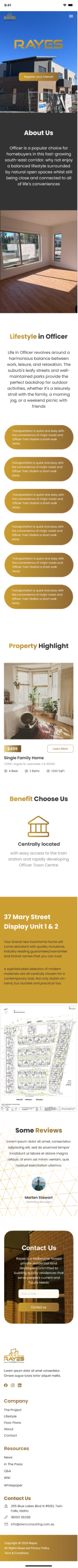 Web Design by Taufik H for Rayes Pty Ltd | Design: #33057299