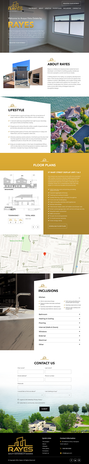 Web Design by Starlyn DS for Rayes Pty Ltd | Design: #33068114