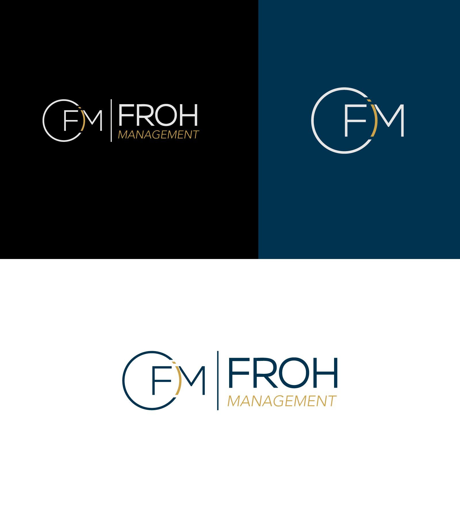 Logo Design by Farhad Kreative for frohmanagement | Design #33020259