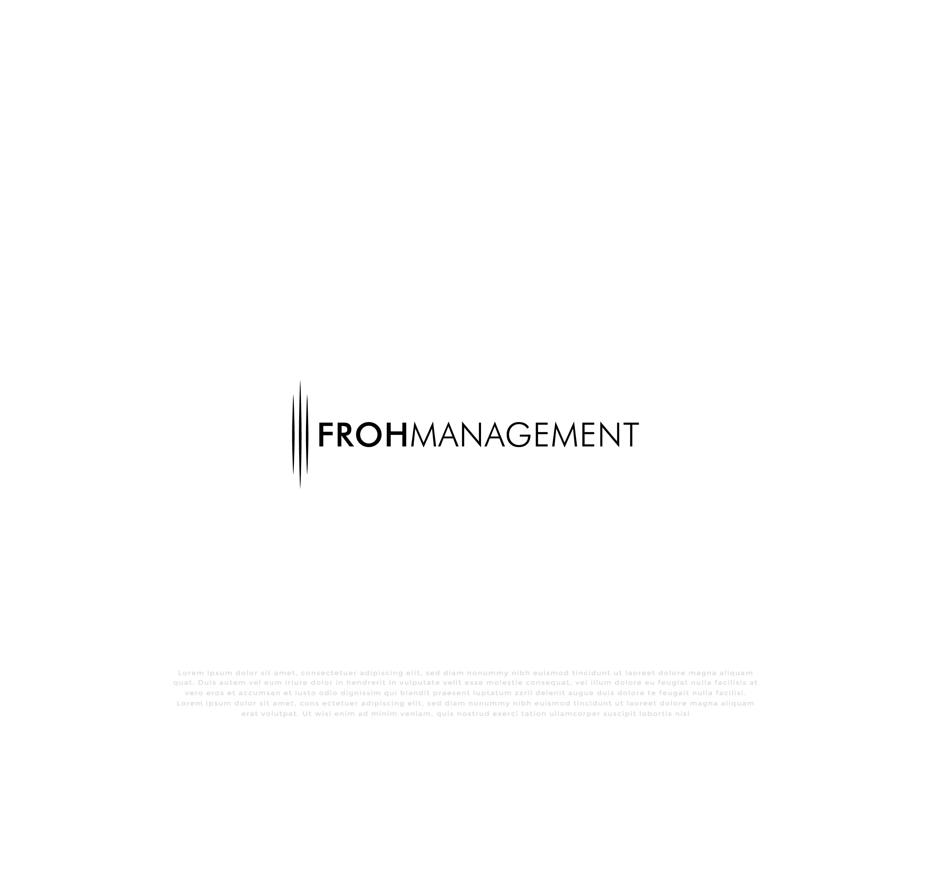 Logo Design by mehedi.h for frohmanagement | Design #33019457