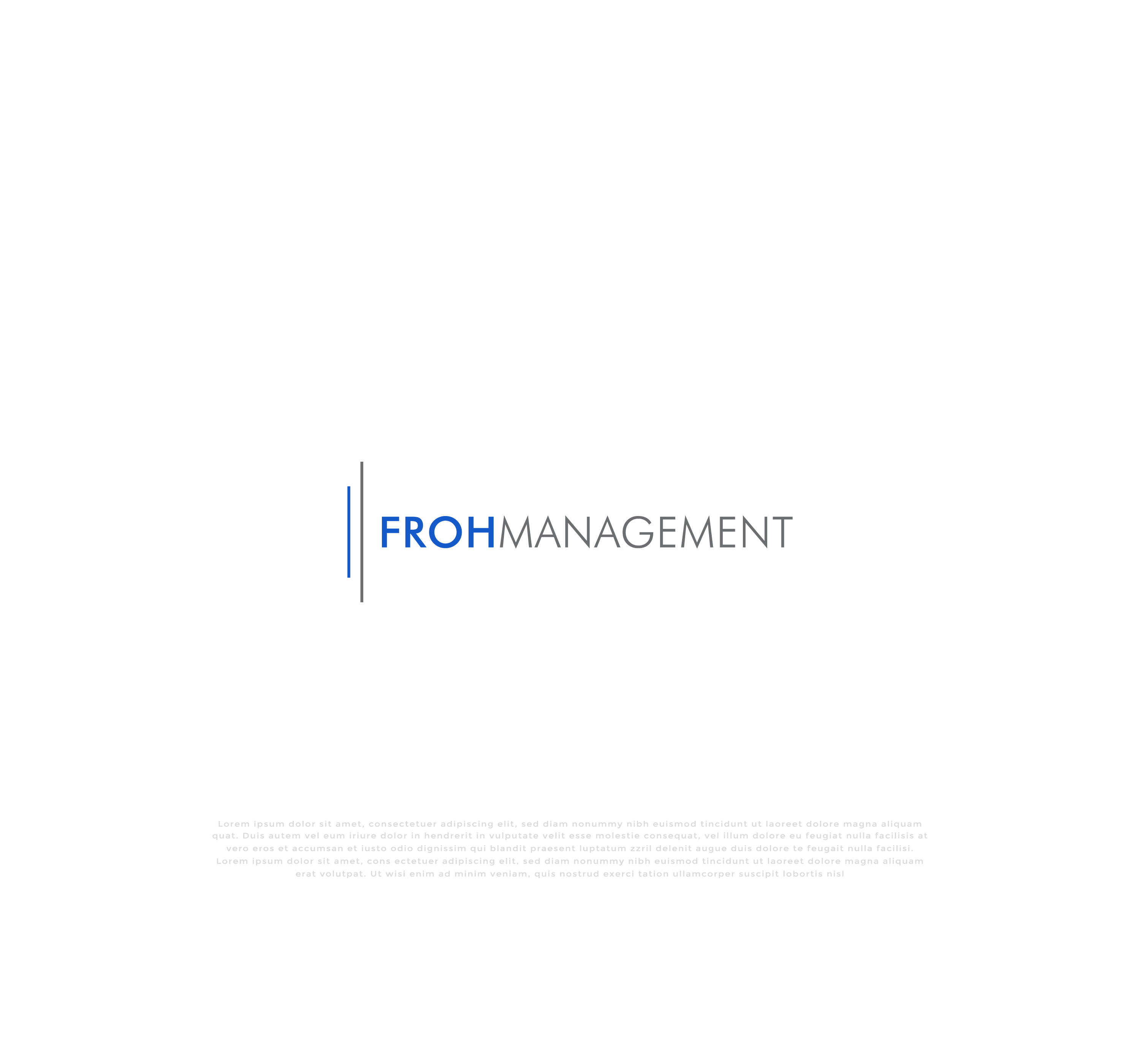 Logo Design by mehedi.h for frohmanagement | Design #33019462
