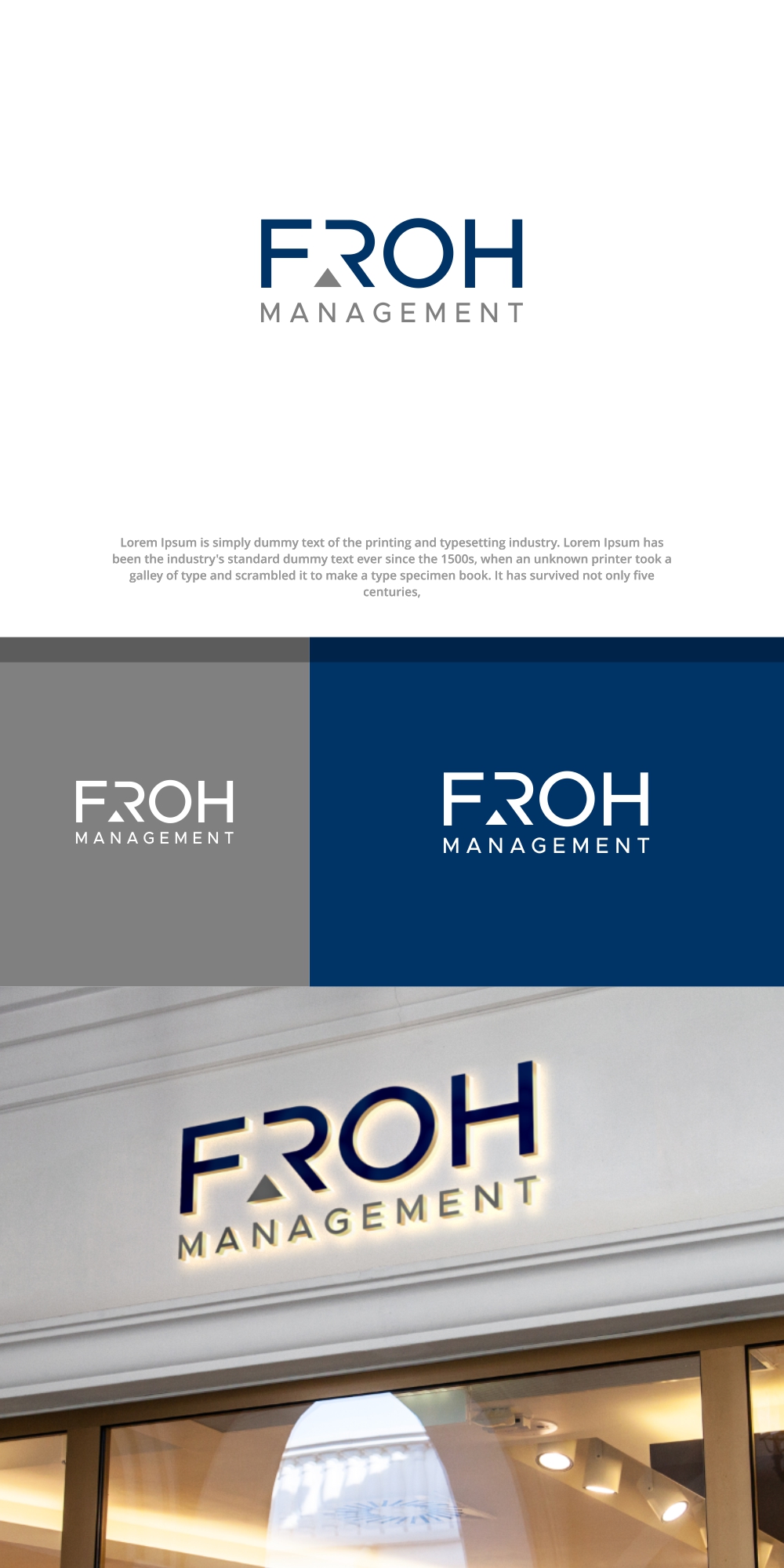 Design de Logo par SanaPixel pour frohmanagement | Design #33022409