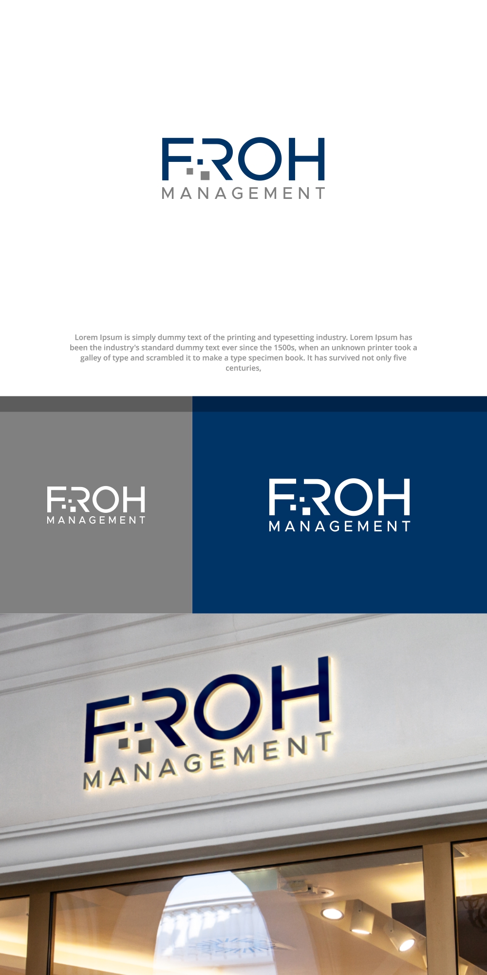 Logo Design by SanaPixel for frohmanagement | Design #33026486