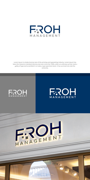 Logo Design by SanaPixel for frohmanagement | Design: #33026486