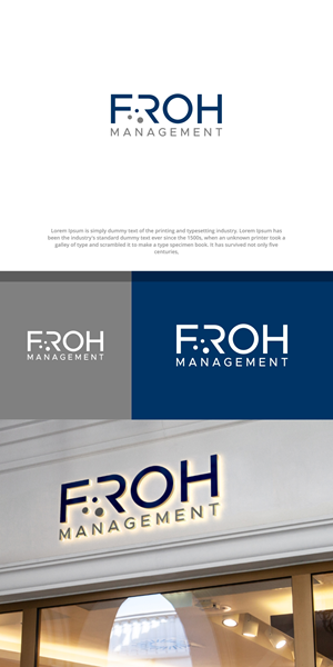Logo Design by SanaPixel for frohmanagement | Design: #33026487