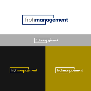 Logo Design by S.N.Y™-01 for frohmanagement | Design: #33019328