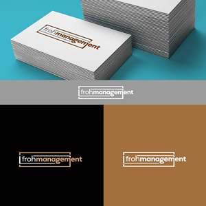 Logo Design by S.N.Y™-01 for frohmanagement | Design: #33019643