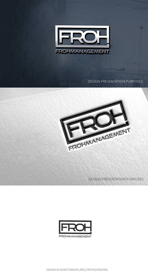 Logo Design by zebronicgraphic for frohmanagement | Design: #33030918