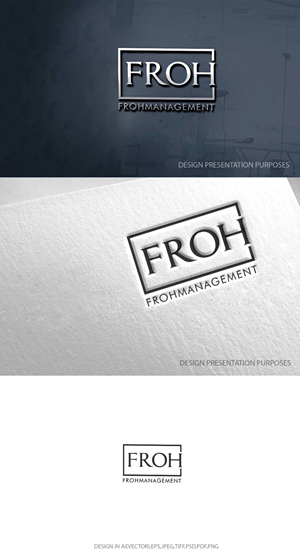 Logo Design by zebronicgraphic for frohmanagement | Design: #33031016