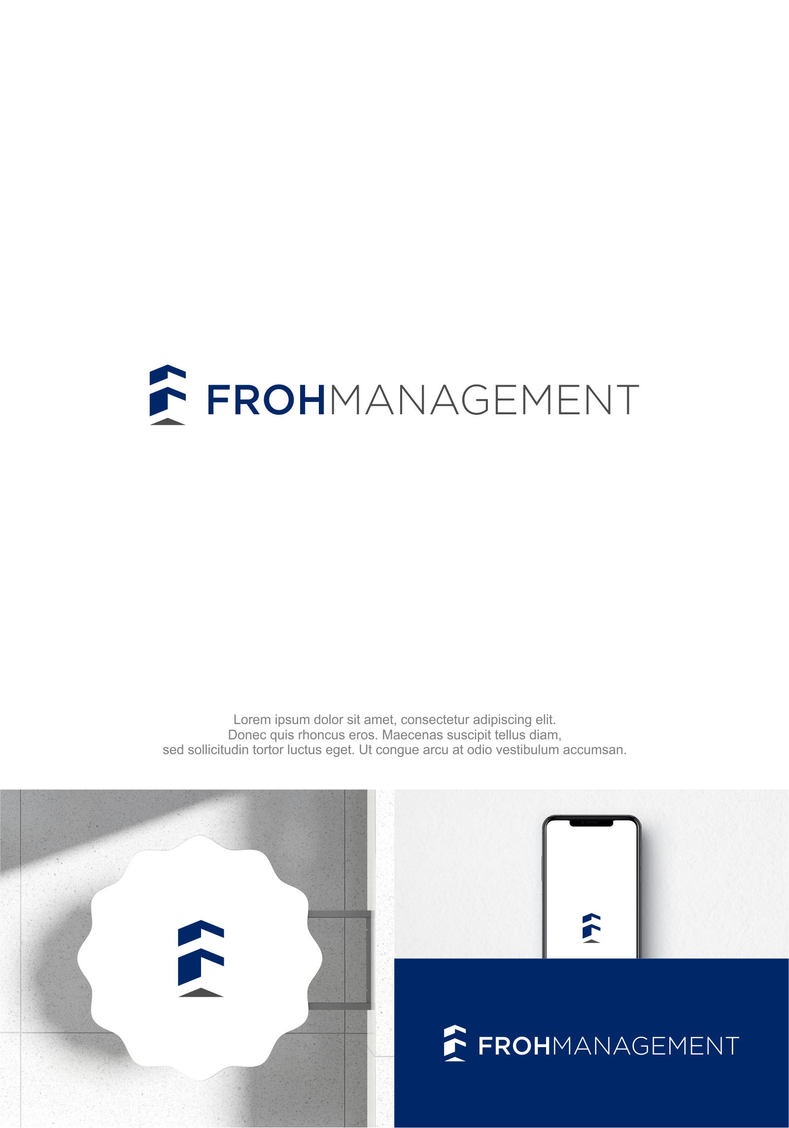 Logo Design by M.Syaiful Huda for frohmanagement | Design #33017528