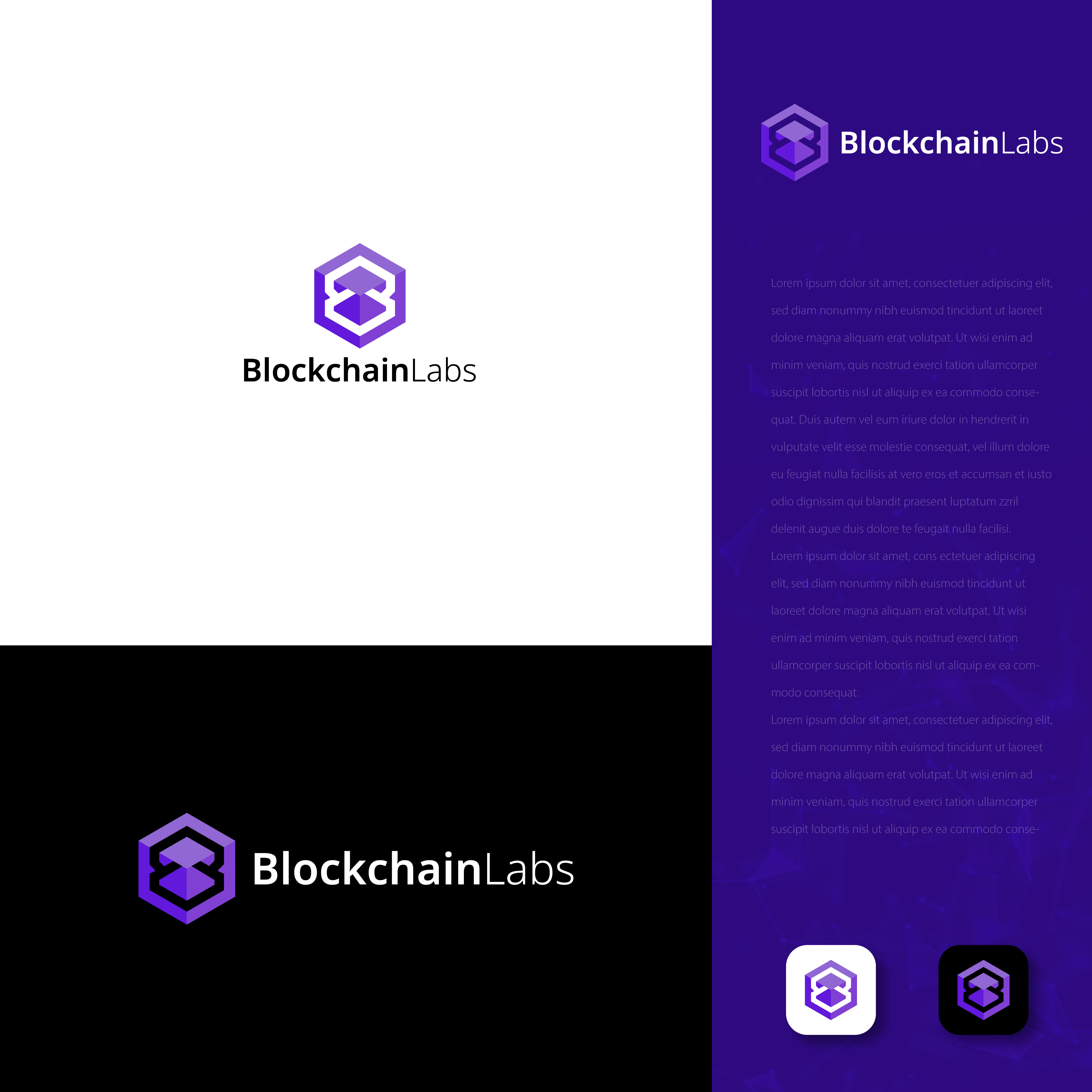 Logo Design by Arindam.Design for Blockchain Labs, Inc. | Design #33021650