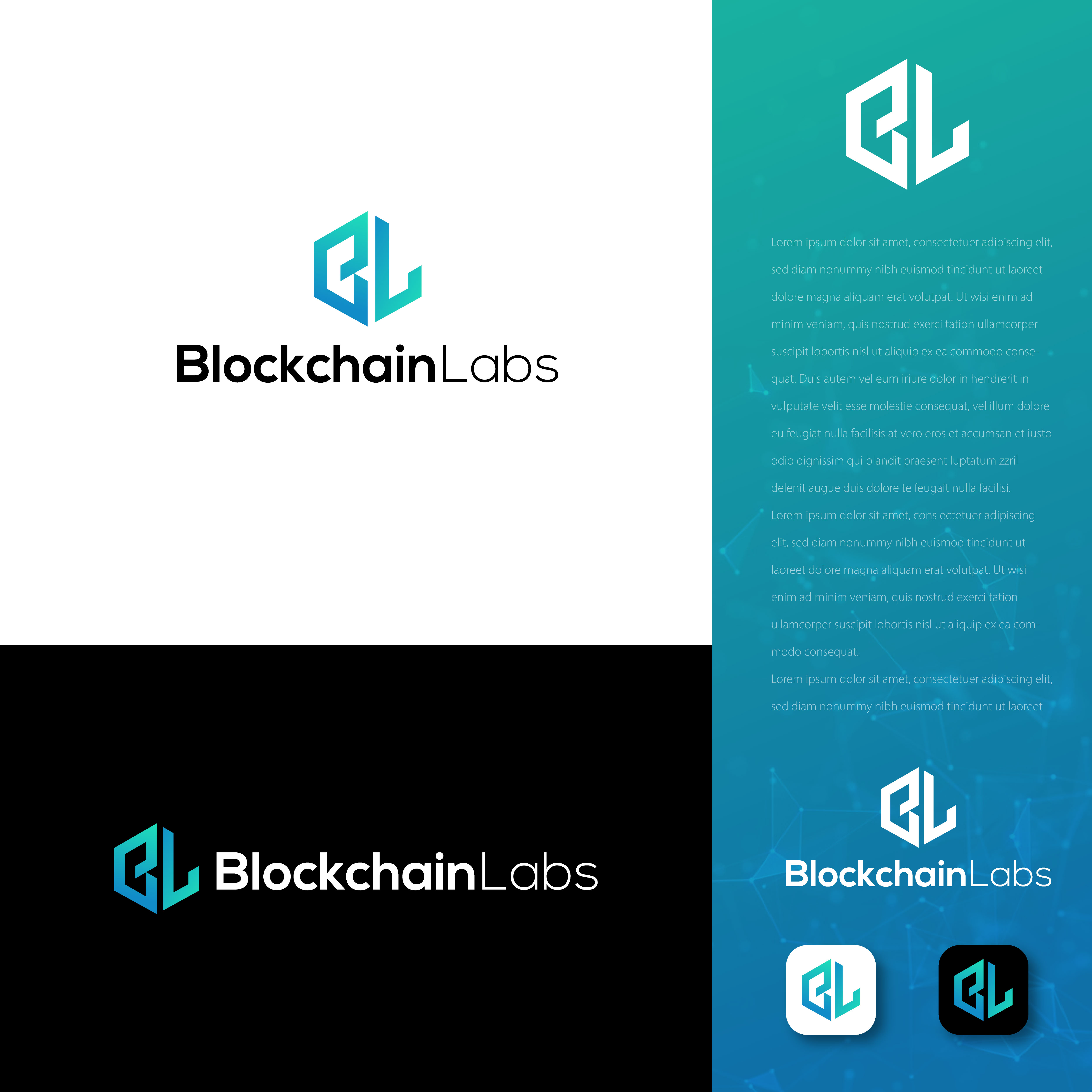 Logo Design by Arindam.Design for Blockchain Labs, Inc. | Design #33021652