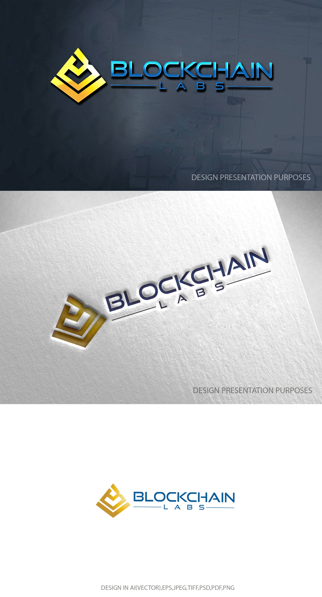 Logo Design by zebronicgraphic for Blockchain Labs, Inc. | Design #33022036