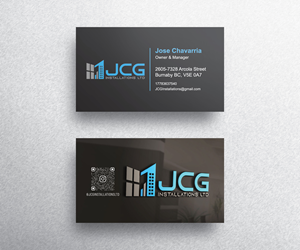 Business Card Design by Emmi for JCG Installations Ltd  | Design: #33026159