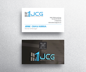 Business Card Design by Emmi for JCG Installations Ltd  | Design: #33026170