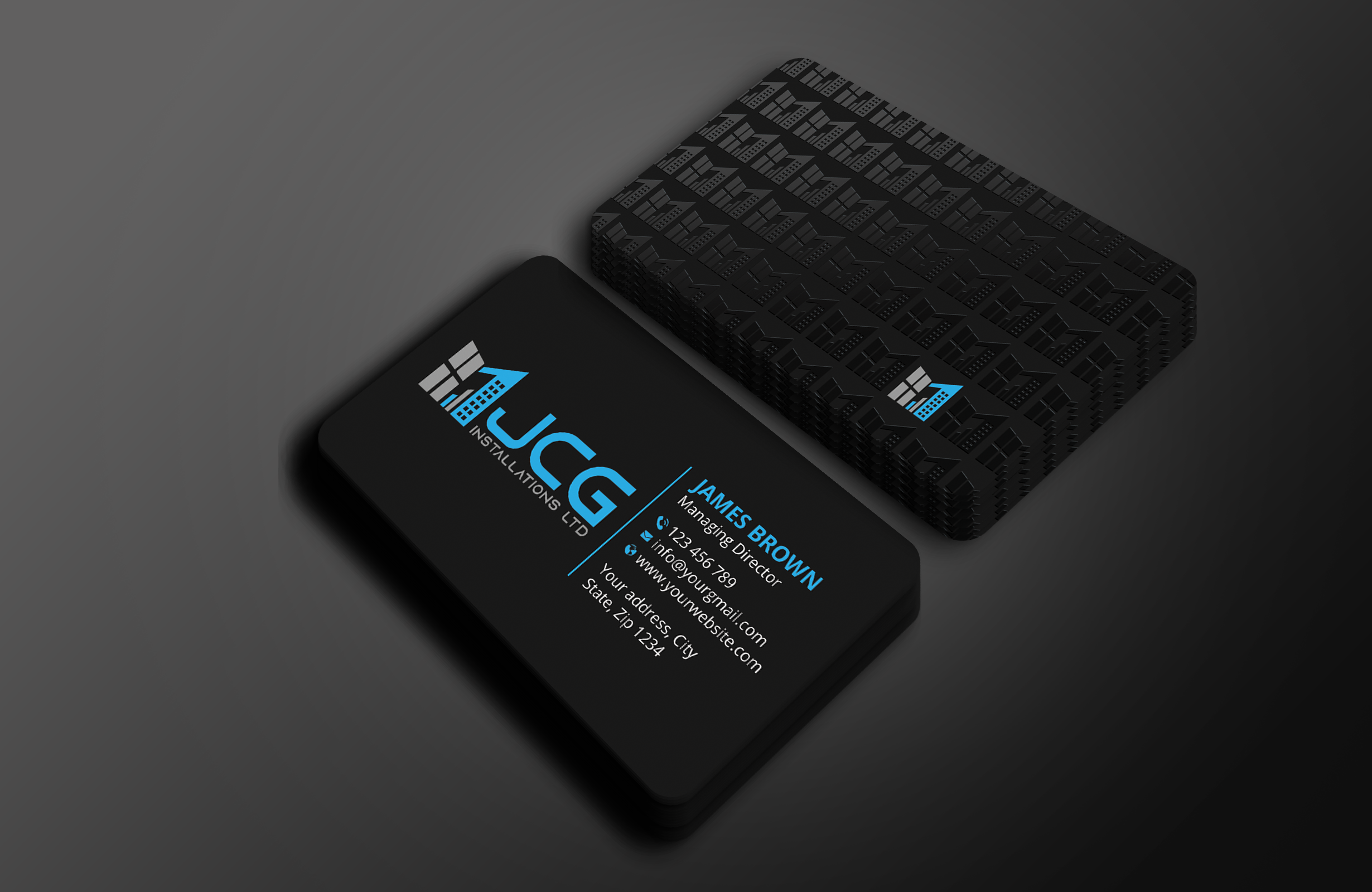 Business Card Design by Expert Bappy for JCG Installations Ltd  | Design #33018761