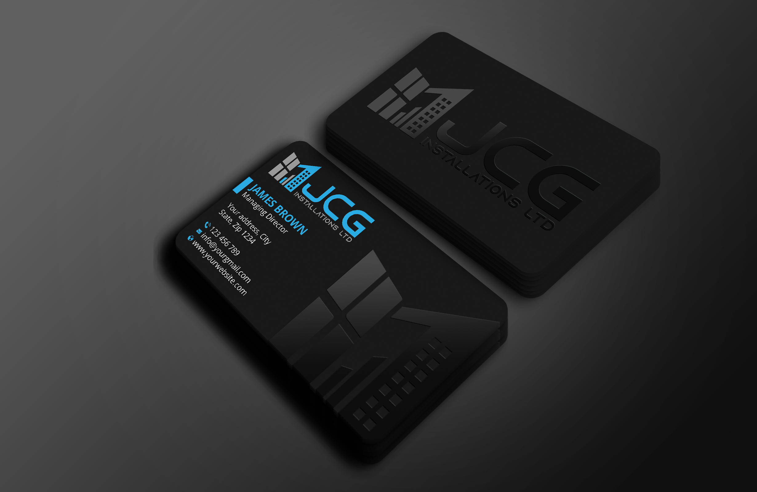 Business Card Design by Expert Bappy for JCG Installations Ltd  | Design #33018775