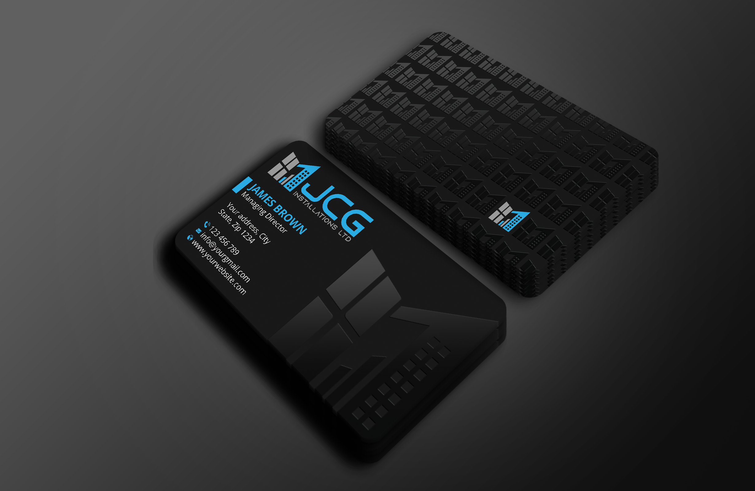 Business Card Design by Expert Bappy for JCG Installations Ltd  | Design #33018776