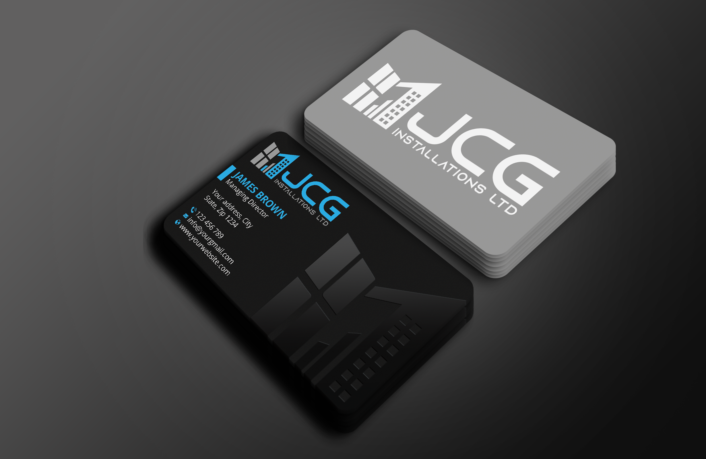 Business Card Design by Expert Bappy for JCG Installations Ltd  | Design #33018778