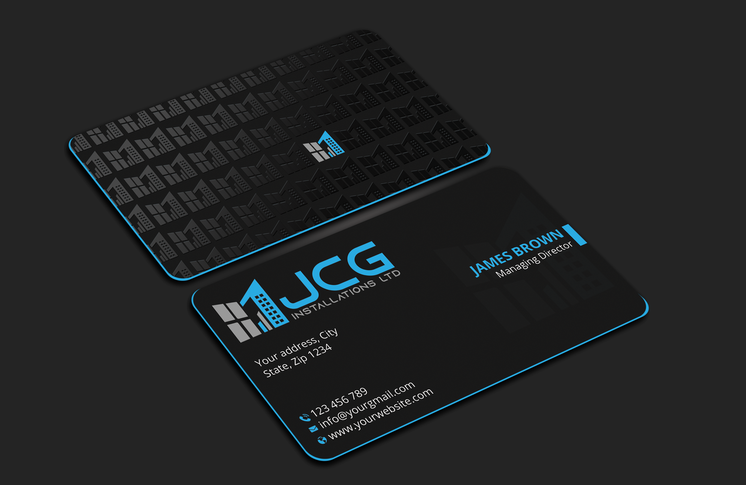 Business Card Design by Expert Bappy for JCG Installations Ltd  | Design #33018794