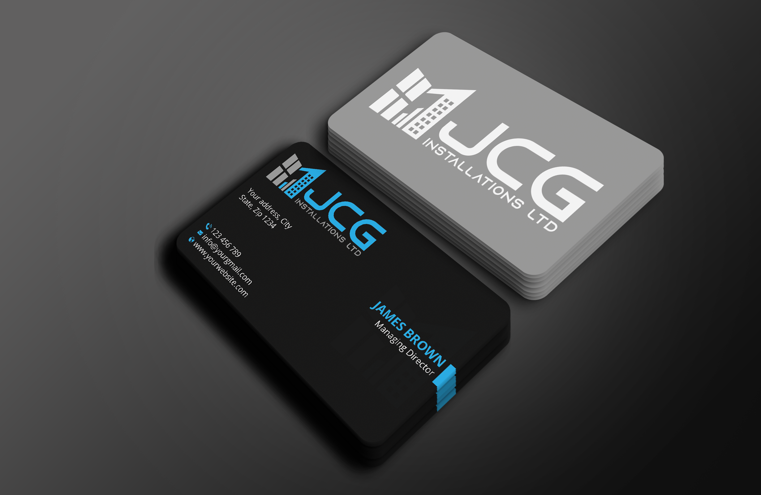 Business Card Design by Expert Bappy for JCG Installations Ltd  | Design #33018802