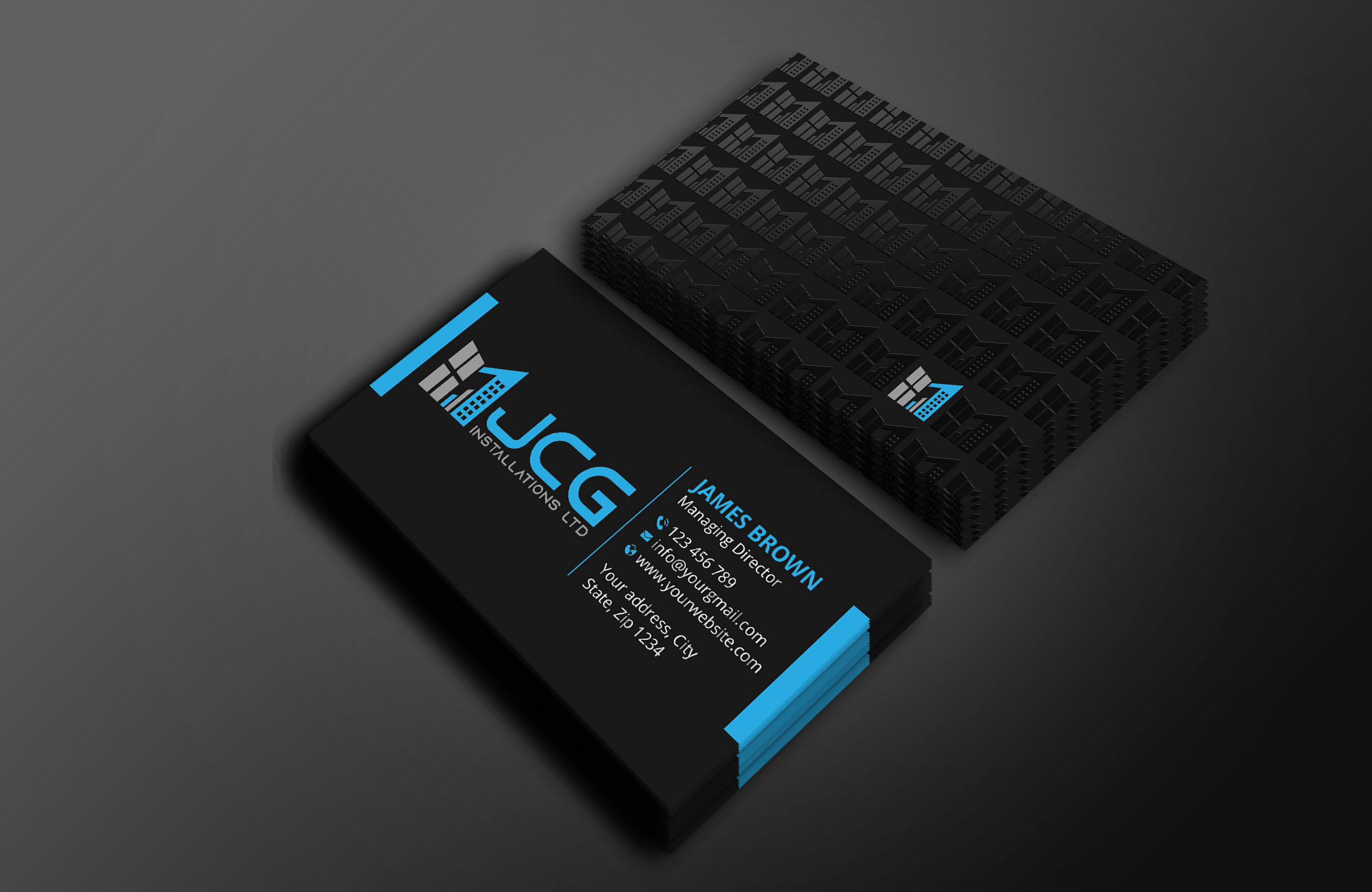Business Card Design by Expert Bappy for JCG Installations Ltd  | Design #33018873