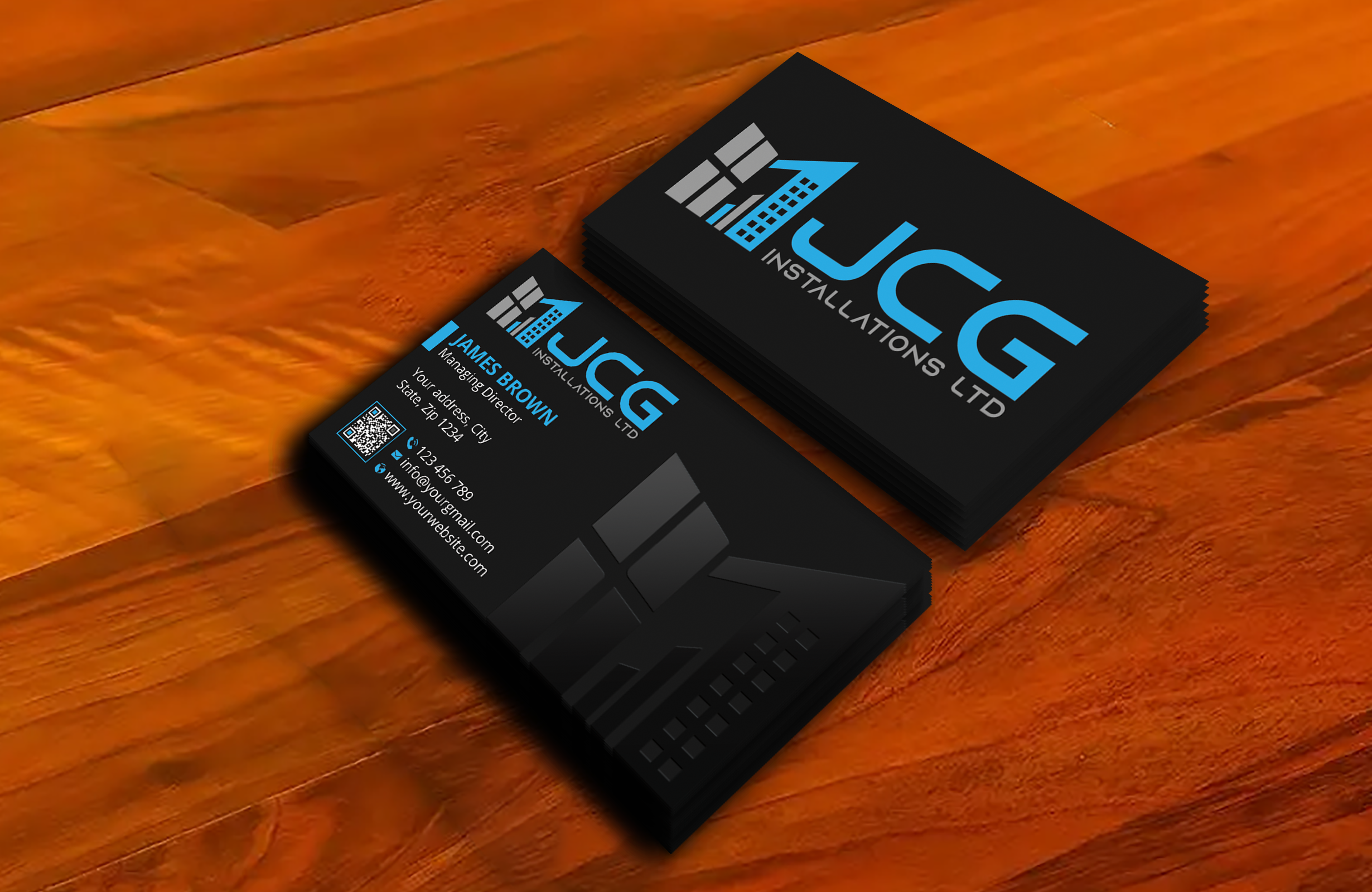 Business Card Design by Expert Bappy for JCG Installations Ltd  | Design #33019118