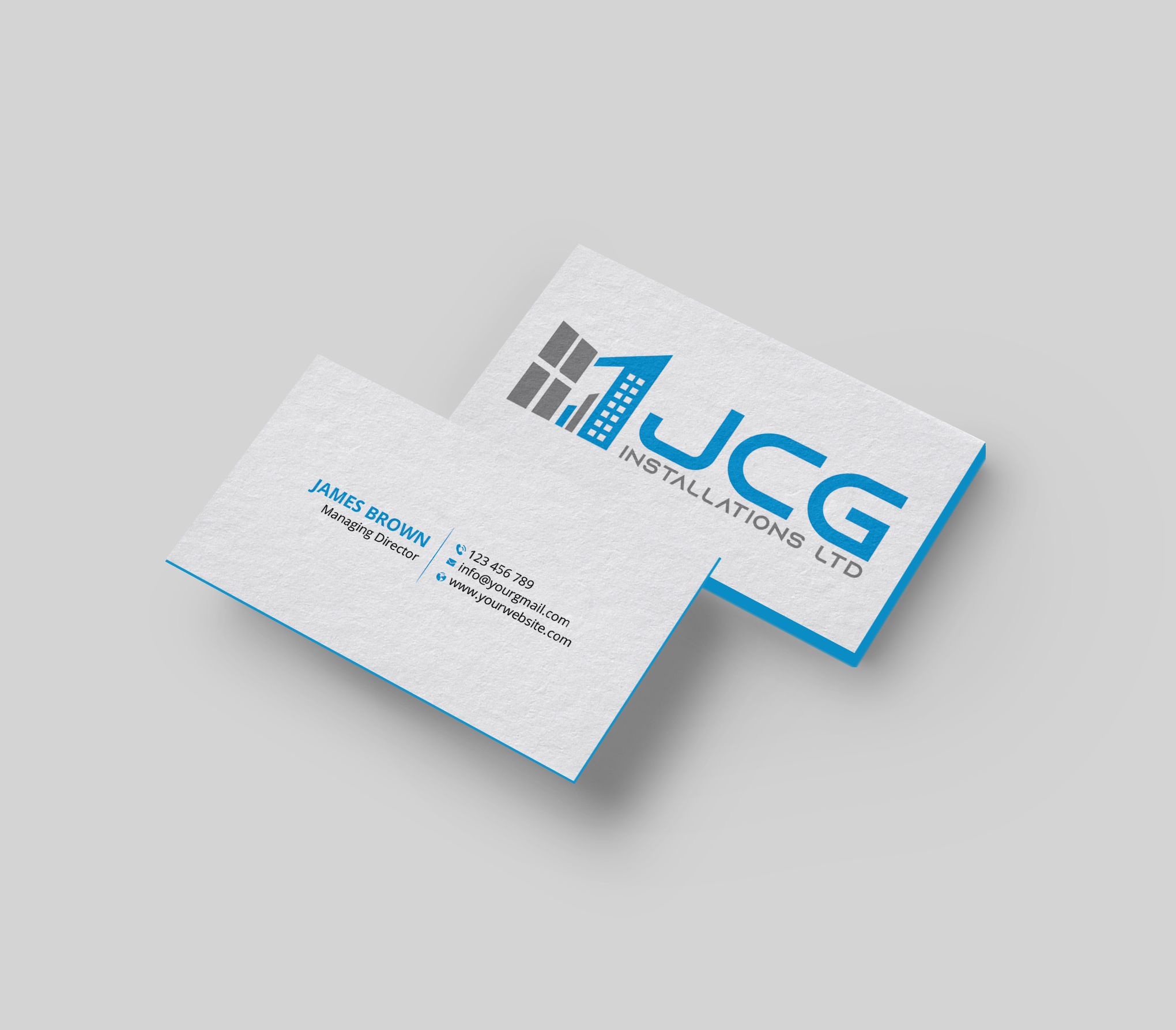 Business Card Design by Expert Bappy for JCG Installations Ltd  | Design #33019369