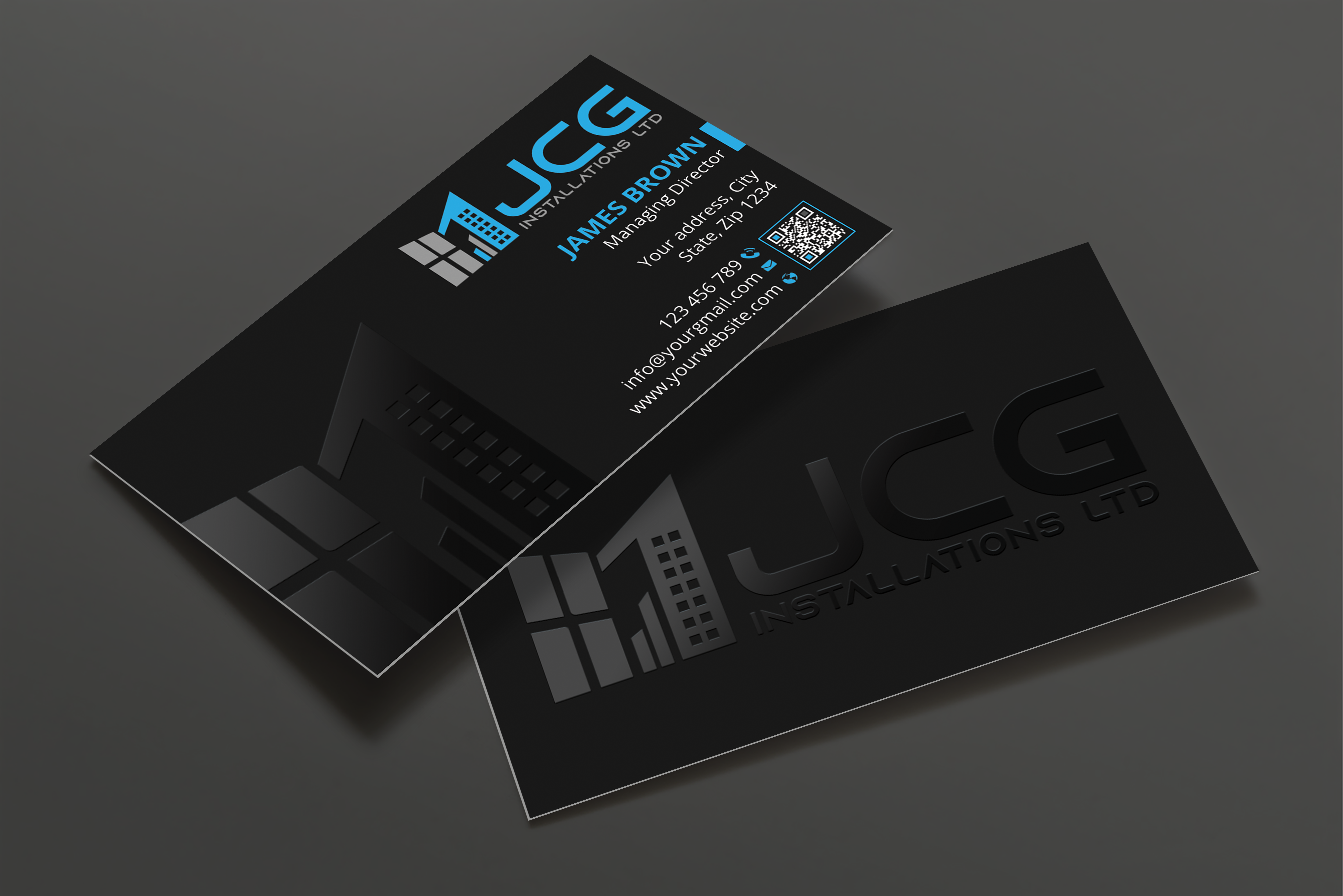Business Card Design by Expert Bappy for JCG Installations Ltd  | Design #33019610