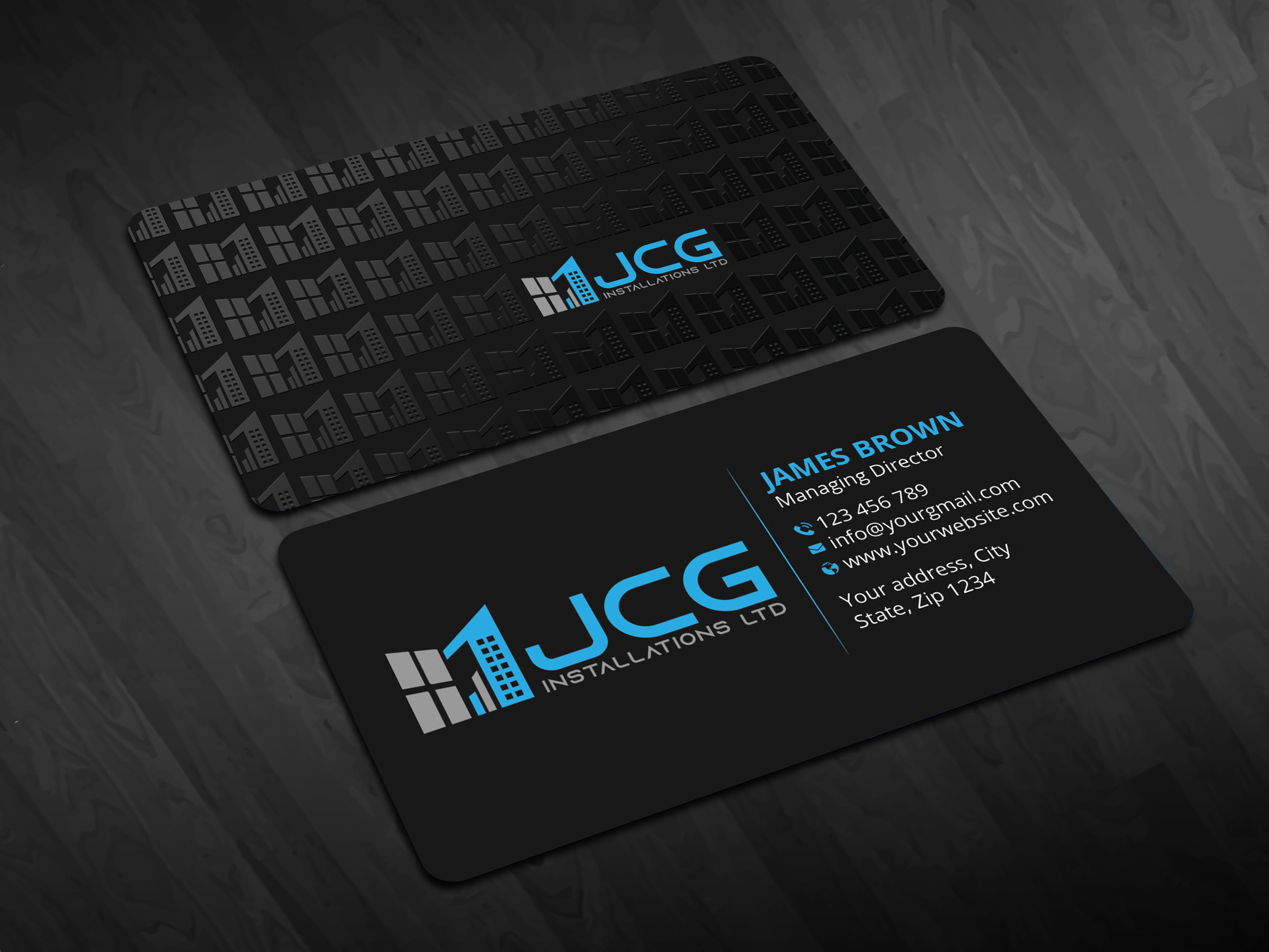 Business Card Design by Expert Bappy for JCG Installations Ltd  | Design #33019822