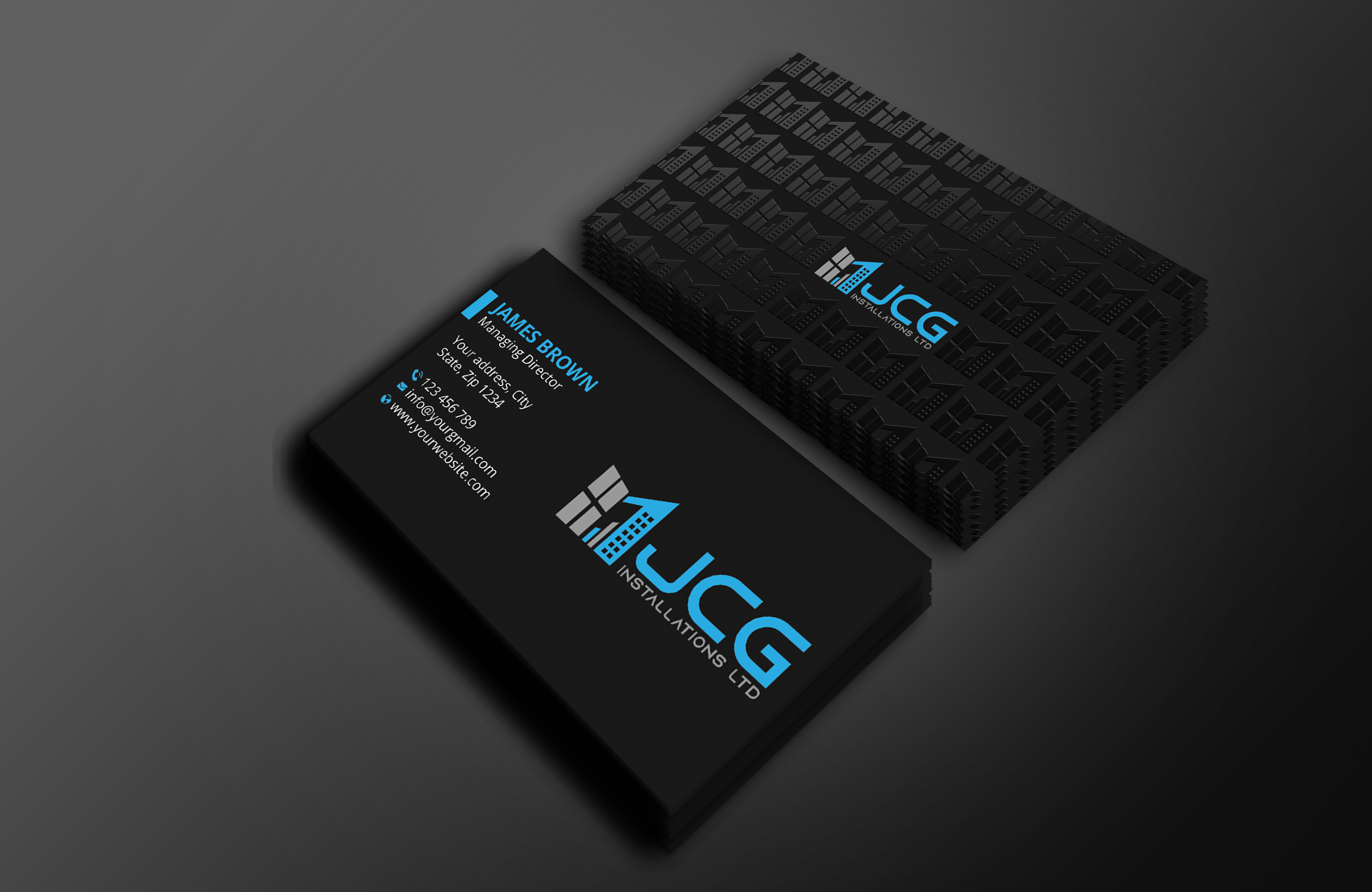 Business Card Design by Expert Bappy for JCG Installations Ltd  | Design #33019951