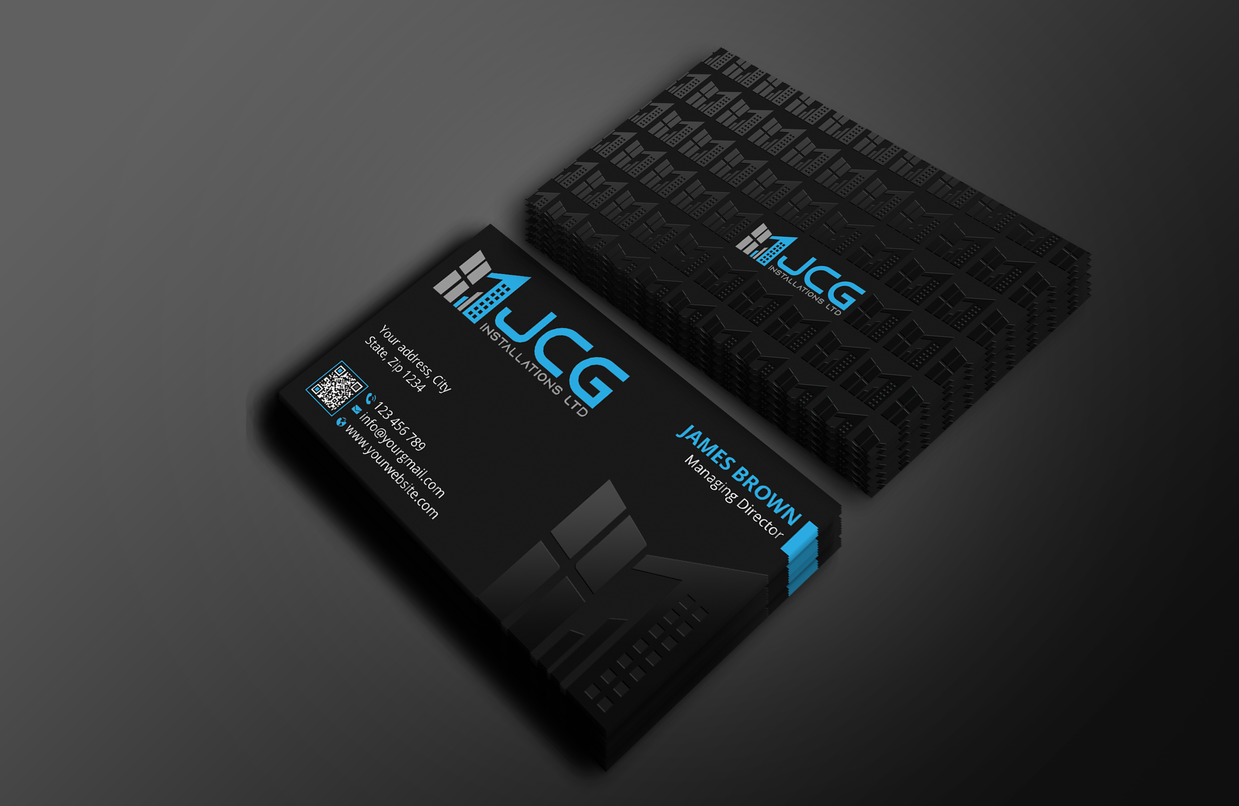 Business Card Design by Expert Bappy for JCG Installations Ltd  | Design #33020149