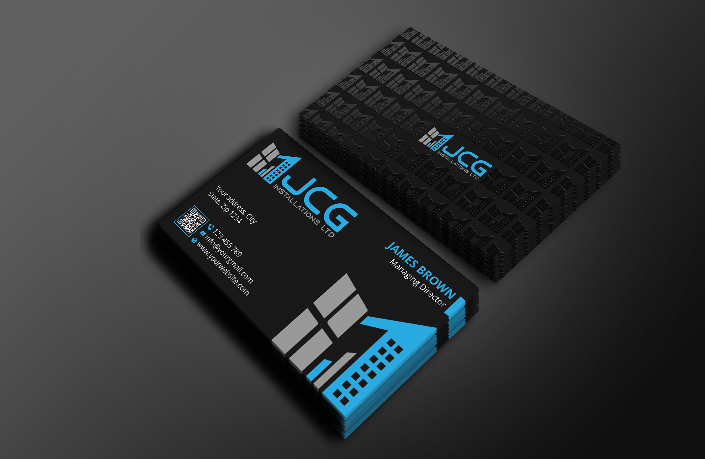 Business Card Design by Expert Bappy for JCG Installations Ltd  | Design #33020150