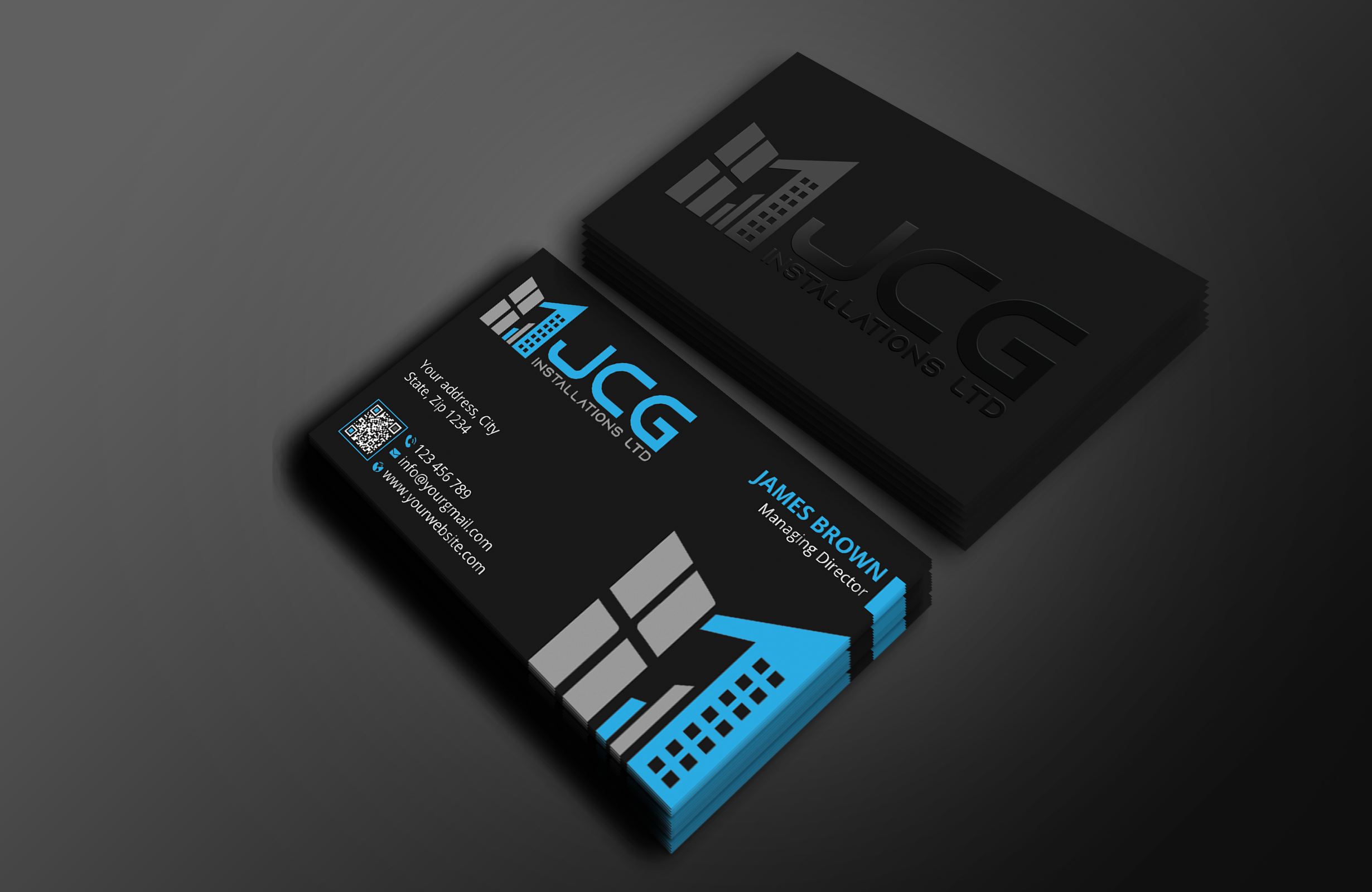 Business Card Design by Expert Bappy for JCG Installations Ltd  | Design #33020151