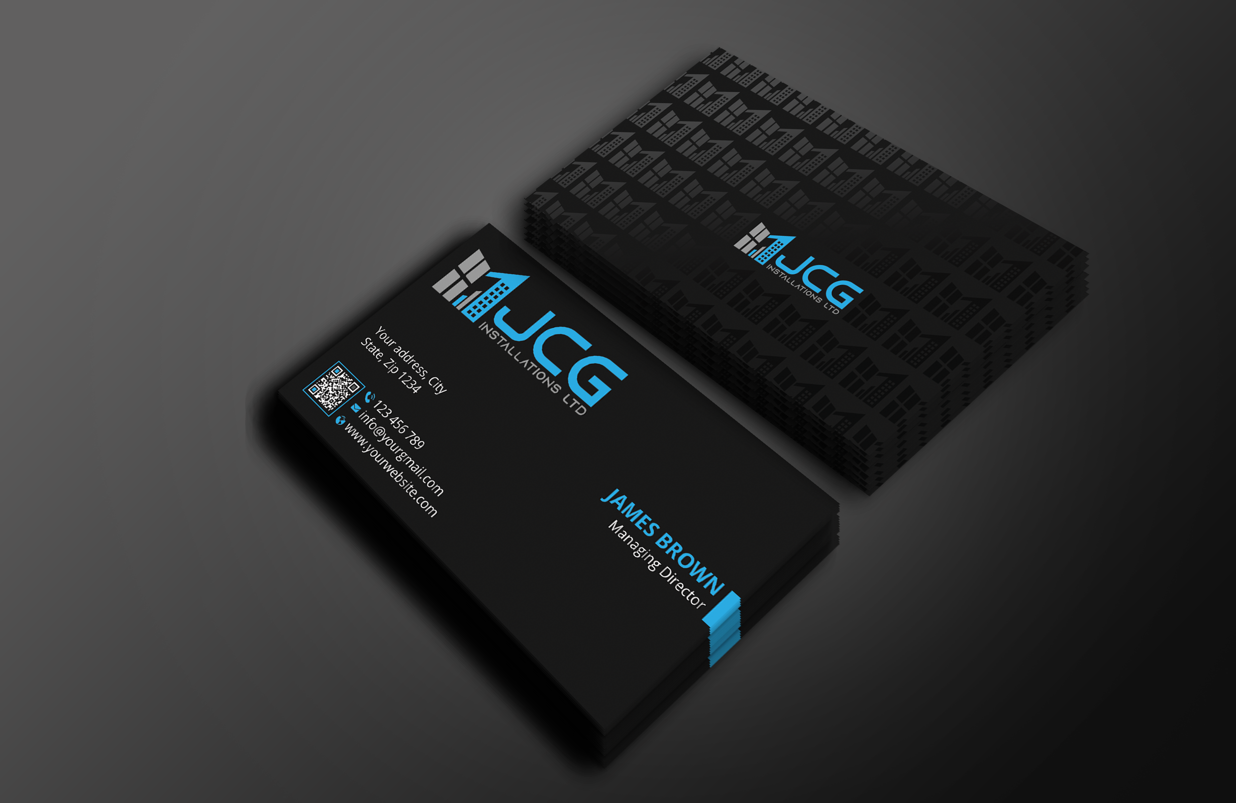 Business Card Design by Expert Bappy for JCG Installations Ltd  | Design #33020178