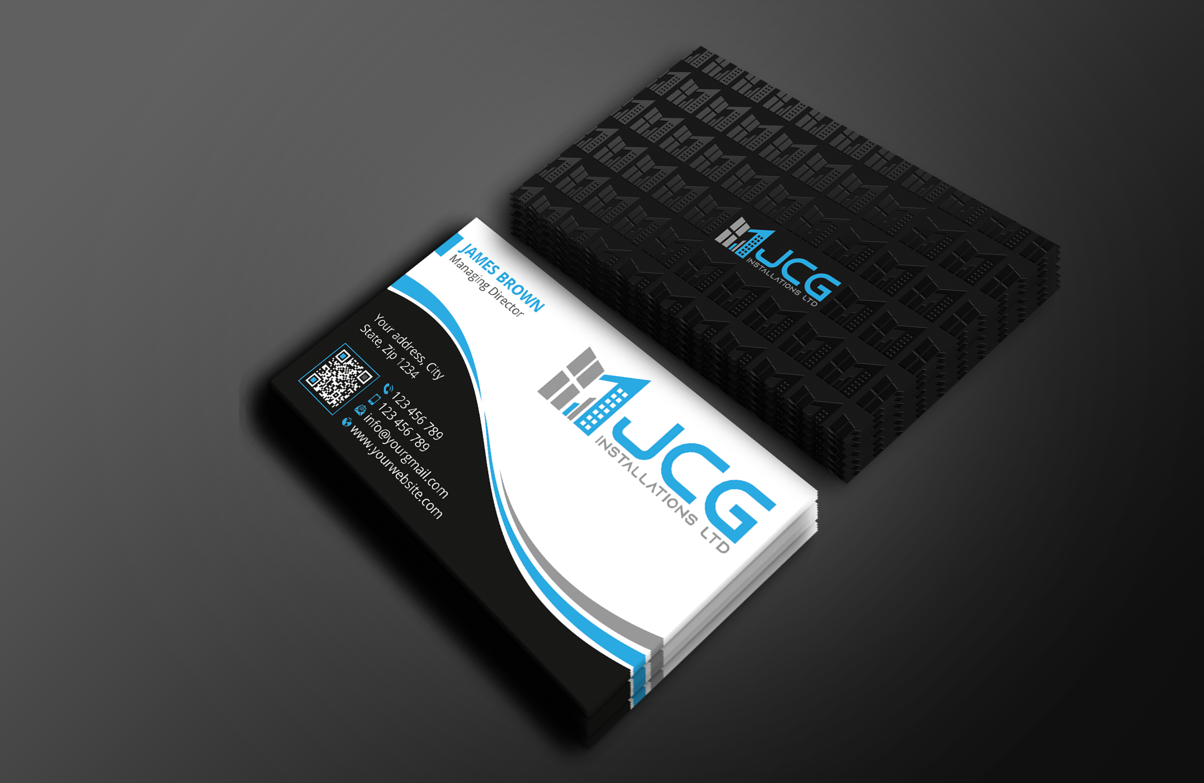 Business Card Design by Expert Bappy for JCG Installations Ltd  | Design #33025372